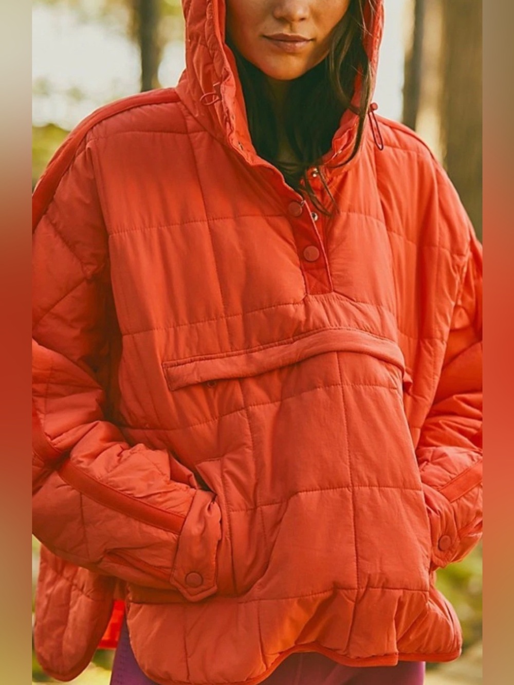 Free People FP Movement Pippa Packable Pullover Puffer Jacket Size XS NEW $198